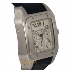  Cartier Santos 100 Chrono XL Ref. W20090X8