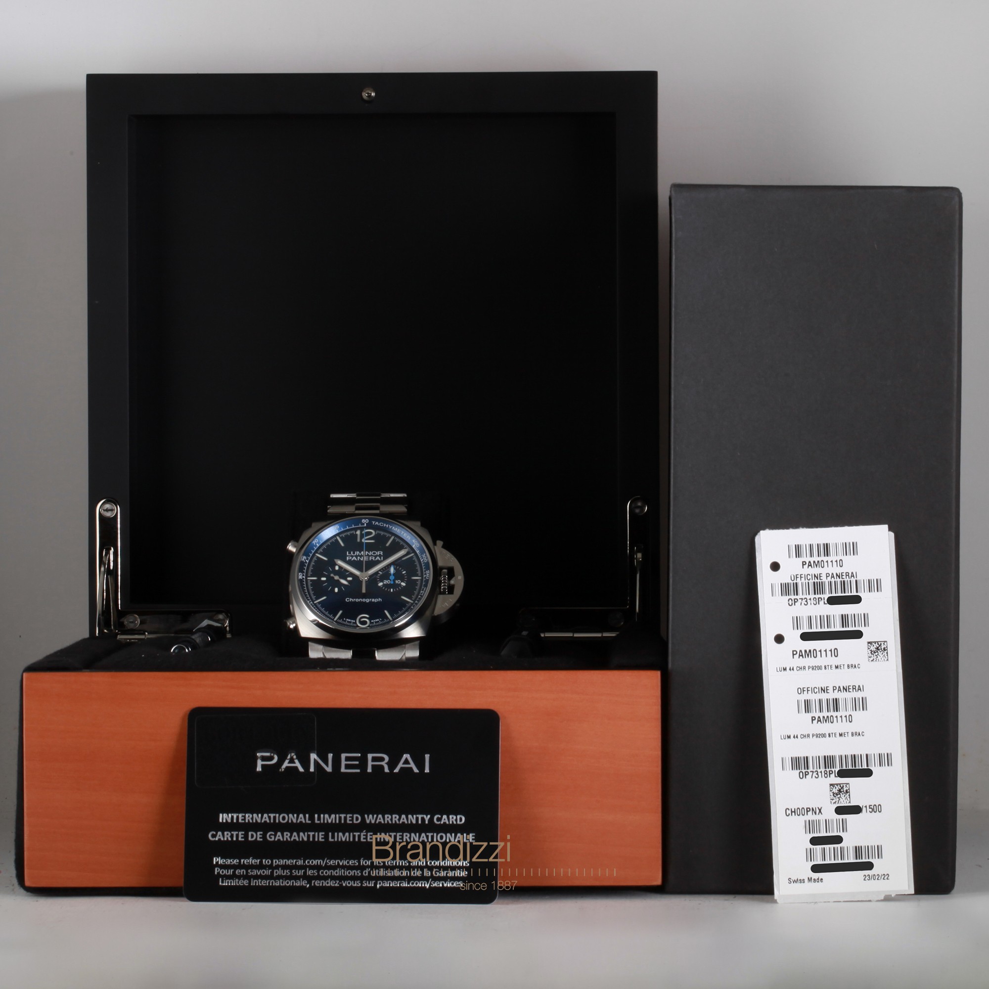 Brandizzi Panerai Luminor Chrono PAM01110 OP7318 Like New