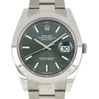 Rolex Date Just Ref. 126300 Green Mint