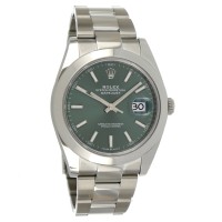 Rolex Date Just Ref. 126300 Green Mint