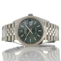 Rolex Date Just Ref. 126234 Green Mint