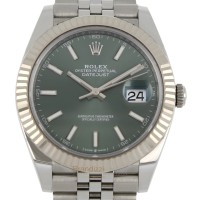 Rolex Date Just Ref. 126334 Green Mint