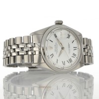 Rolex Date Just Ref. 1600 White Buckley Dial